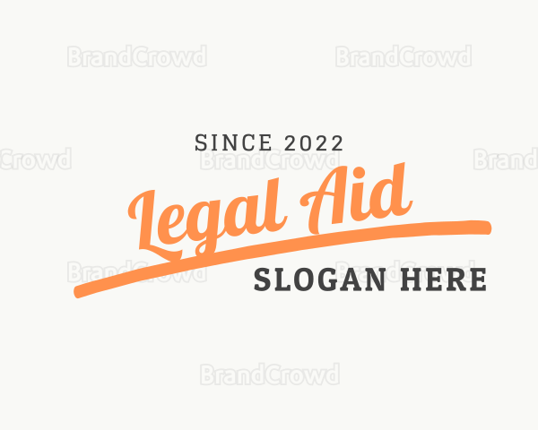 Urban Cursive Wordmark Logo