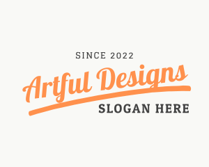 Urban Cursive Wordmark logo design