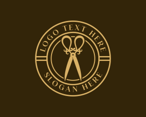 Scissors - Luxury Shears Salon logo design