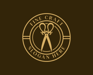 Luxury Shears Salon logo design