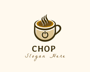 Espresso - Power Coffee Cup logo design