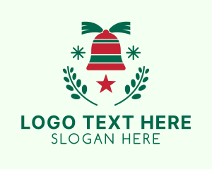 Christmas Bell Decoration  Logo
