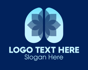 Lung Center - Lotus Lung Clinic logo design