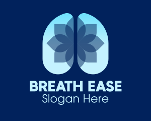 Respiratory - Lotus Lung Clinic logo design