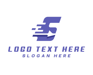 Logistics Courier Letter S Logo