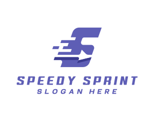 Sprint - Logistics Courier Letter S logo design