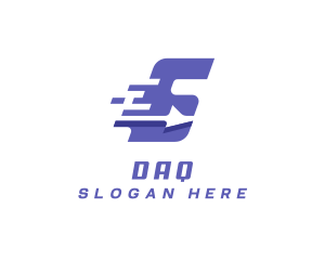 Dash - Logistics Courier Letter S logo design