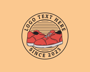 Shoes - Retro Fashion Shoe logo design