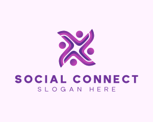 Social - Social Leadership People logo design