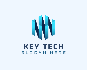 Digital Tech Cube  logo design