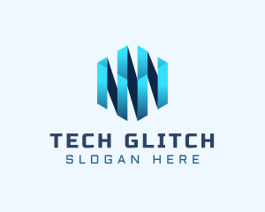 Digital Tech Cube  logo design