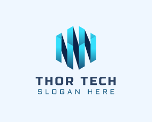 Digital Tech Cube  logo design