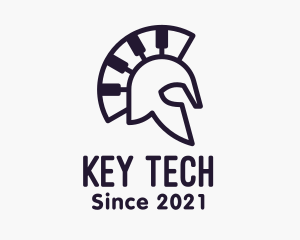 Spartan Piano Keyboard logo design