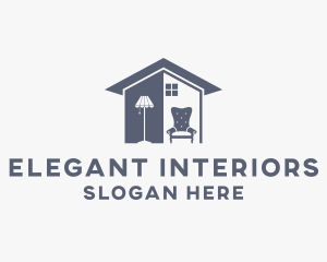 House Interior Furniture logo design