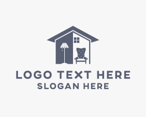 Interior - House Interior Furniture logo design