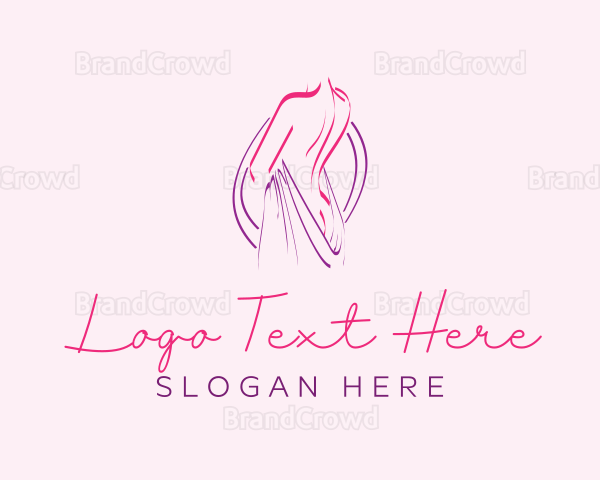 Sexy Woman Model Logo