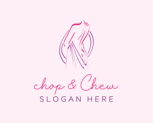 Sexy Woman Model Logo