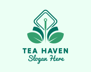 Herbal Acupuncture Needle logo design