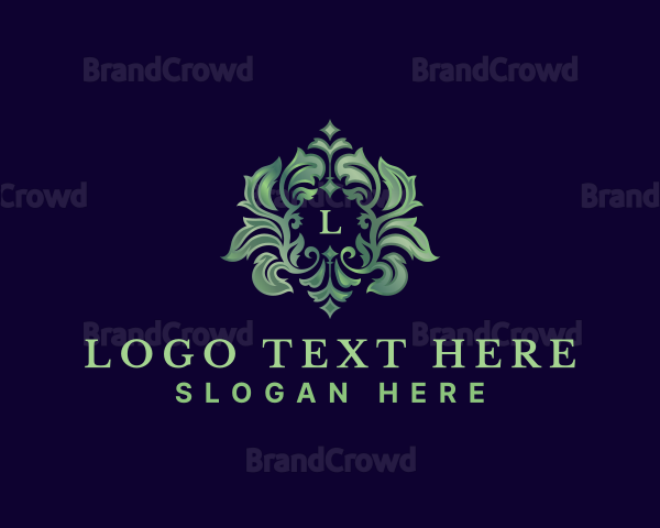 Floral Decorative Leaf Logo