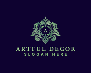 Floral Decorative Leaf logo design