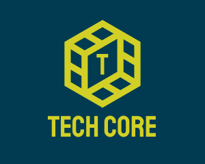 Generic Tech Polygon  logo design