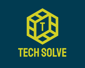 Generic Tech Polygon  logo design