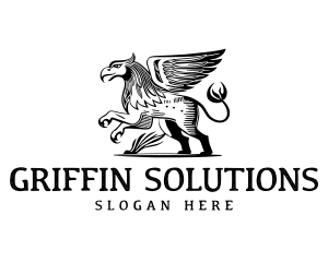 Vintage Heritage Griffin logo design