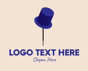 Circus - Magician Top Hat logo design