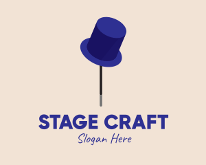 Magician Top Hat  logo design