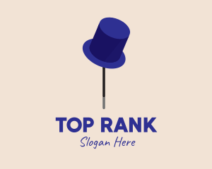 Magician Top Hat  logo design