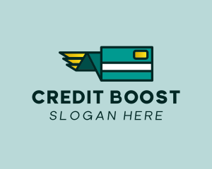 Credit - Credit Card Wing logo design