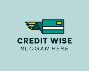 Credit - Credit Card Wing logo design