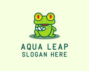 Injured Frog Wildlife logo design