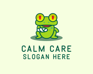 Patient - Injured Frog Wildlife logo design