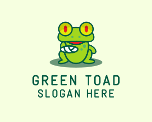 Injured Frog Wildlife logo design