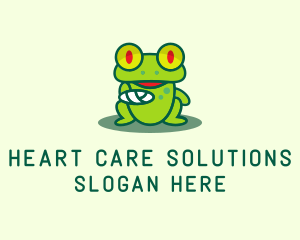 Injured Frog Wildlife logo design