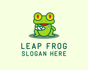 Injured Frog Wildlife logo design