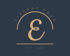 Elegant Minimalist Shop logo design