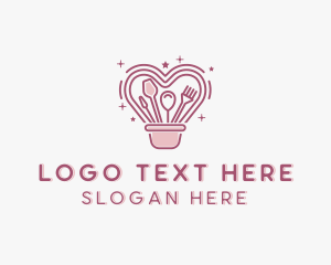 Heart - Heart Pastry Bucket logo design