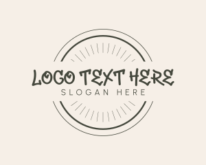 Graffiti - Circle Business Wordmark logo design