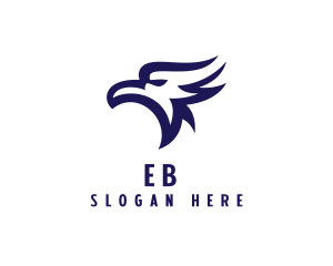 Aeroplane - Bird Eagle Aviation logo design