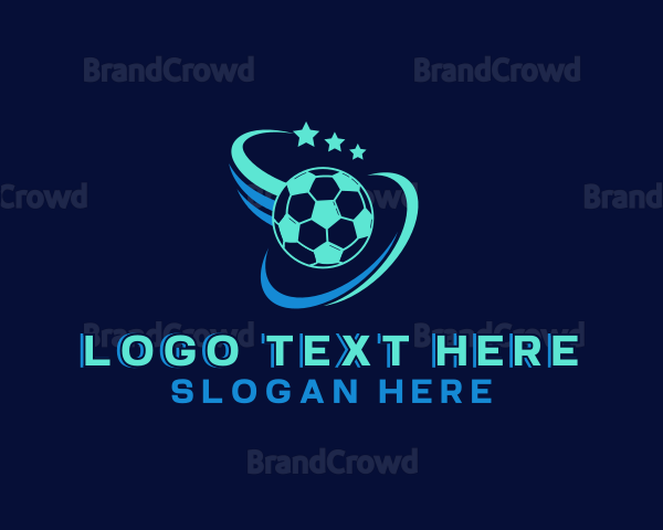 Soccer Ball Game Logo