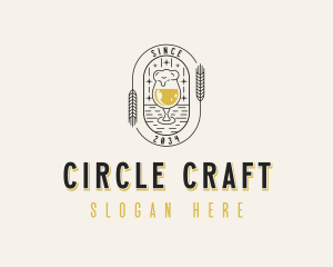 Wheat Beer Liquor logo design