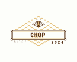 Wasp Honeycomb Beekeeper Logo