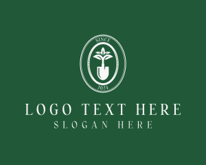 Planting - Yard Maintenance Shovel logo design