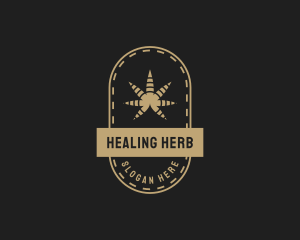 Medicinal - Herbal Hemp Leaf logo design