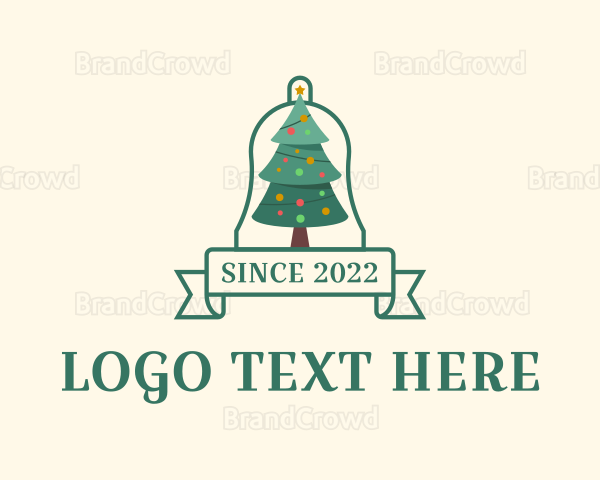 Christmas Tree Banner Logo