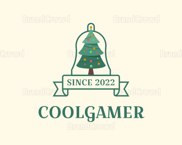 Christmas Tree Banner Logo