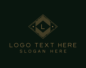 Lettermark - Gold Royal Boutique logo design