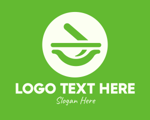 Healing - Green Mortar & Pestle logo design